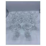 Val St Lambert Champagne Glasses