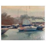 K Wilson Seaside Painting