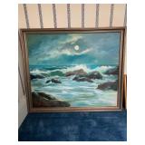 Large Ocean Painting