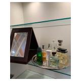 Perfumes, Mirror, and Tray