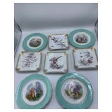 8 Porcelain Plates