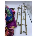 Brass Rack and a Ton of Scarves
