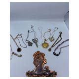 Cameo, Porcelain, Beaded Necklaces, and More