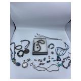 Earrings, Bracelets, Necklaces, and a Ring