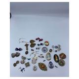 Pins, Pendant, Earrings, and More