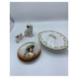 Theodore Haviland Serving Bowl, Portrait Plate