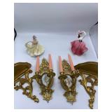 Wall Sconces and Royal Doulton