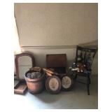 Hand Painted Chair Wooden Storage