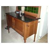 Side Board/Marble Top-