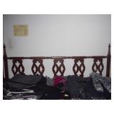 King Bed with new mattress and boxspring