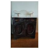 Victorian Cabinet with Marble Top