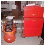 Air Compressor, Tool Boxes