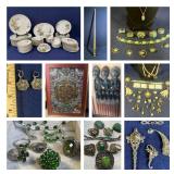 Glittery Jewelry and Treasures from Afar  Bidding ends 9/23