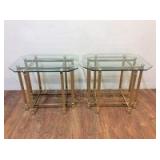 Glass Top End Tables