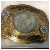 Silver Coin Belt Buckle