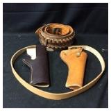 Gun Holsters and Ammo Belt