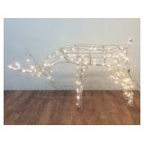 Lighted Up Outdoor Reindeer
