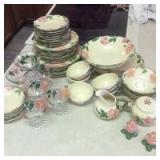 Franciscan Ware Desert Rose Dish Set