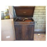 Vintage Victrola Gramophone Cabinet