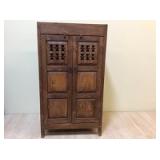 Vintage Solid Wood Storage Cabinet