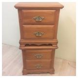 MatchingSolidWoodLightPine2DrawerNightstands