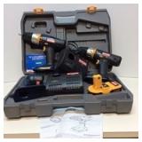 TwoRyobiBatteryOperatedDrills