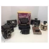 VintageRolleicord, Kodak, Polaroid Cameras