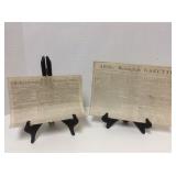 1780 Edinburgh+1781 Birmingham Gazette Newspapers