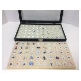 Precious Stones & Glass Display Case