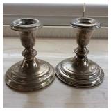 Sterling Silver Candleholders