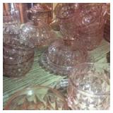 Vintage Pink Depression Glass