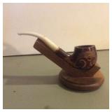 Tobacco Pipe on Stand
