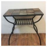 Tile Top Side Table