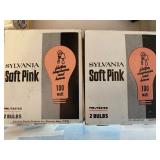 Vintage PINK lightbulbs!