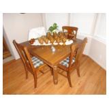 Wood Dinette 4 Chairs