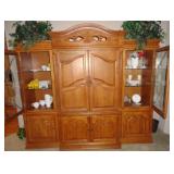 Oak Entertainment w/Lights