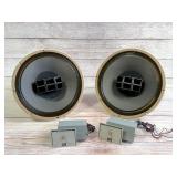 Pair Vintage Altec Lansing 604E Super Duplex Speakers N-1500-A Crossovers