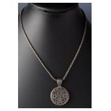 Effy BH Sterling Silver 18K Gold Accent Pebble Necklace Pendant Earrings Set