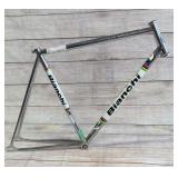 Bianchi Pista Chrome Track Bike Frame 57cm Steel Fixed Gear Fixie