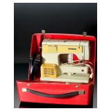 Vintage Bernina Record 830 Sewing Machine Swiss Made w/ Red Case & Pedal