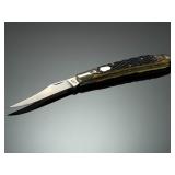 AG Russell 2004 Stag Folding Hunter Knife 154CM Steel Lowell AR