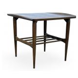 Vintage MCM Bassett End Table Side Lamp Table Spindle Shelf