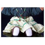 Vintage Navajo Style Native American Fabric Doll - Traditional Attire