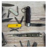 Vintage & Modern Pocket Knives Lot - 11 Multi-Tool, Barlow, Boy Scout