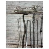 Lot of 30 Necklaces: Mixed Costume & 3 Sterling Silver, Various Styles