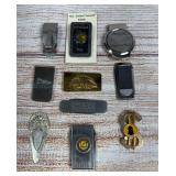 Lot of 10 Money Clips: Sterling Silver, New in Box, & Diverse Designs