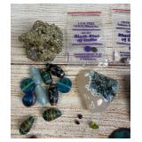 Unsearched Lot of Assorted Stones, Gems & Beads - Costume/Crafting Jewelry