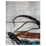 Costume Jewelry Lot of 16 Necklaces, Various Styles & Materials