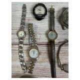 Vintage Costume Watch Lot (11) - Mixed Styles, Parts, & Repair - Estate Find