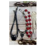 Vintage & Modern Costume Necklace Lot (15) - Various Styles, Unsearched